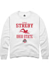 Main image for Nathan Streby  Rally Ohio State Buckeyes Mens White NIL Sport Icon Long Sleeve Crew Sweatshirt