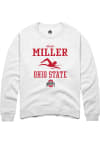 Main image for Nolan Miller  Rally Ohio State Buckeyes Mens White NIL Sport Icon Long Sleeve Crew Sweatshirt