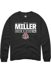 Main image for Nolan Miller  Rally Ohio State Buckeyes Mens Black NIL Stacked Box Long Sleeve Crew Sweatshirt