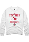 Main image for Erin Fentress  Rally Ohio State Buckeyes Mens White NIL Sport Icon Long Sleeve Crew Sweatshirt