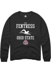 Main image for Erin Fentress  Rally Ohio State Buckeyes Mens Black NIL Sport Icon Long Sleeve Crew Sweatshirt