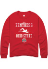 Main image for Erin Fentress  Rally Ohio State Buckeyes Mens Red NIL Sport Icon Long Sleeve Crew Sweatshirt