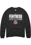 Main image for Erin Fentress  Rally Ohio State Buckeyes Mens Black NIL Stacked Box Long Sleeve Crew Sweatshirt