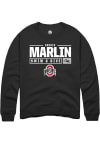 Main image for Krista Marlin  Rally Ohio State Buckeyes Mens Black NIL Stacked Box Long Sleeve Crew Sweatshirt