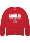 Main image for Krista Marlin  Rally Ohio State Buckeyes Mens Red NIL Stacked Box Long Sleeve Crew Sweatshirt