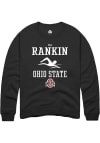 Main image for Mia Rankin  Rally Ohio State Buckeyes Mens Black NIL Sport Icon Long Sleeve Crew Sweatshirt