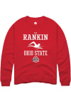 Main image for Mia Rankin  Rally Ohio State Buckeyes Mens Red NIL Sport Icon Long Sleeve Crew Sweatshirt