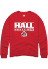 Main image for Paige Hall  Rally Ohio State Buckeyes Mens Red NIL Stacked Box Long Sleeve Crew Sweatshirt