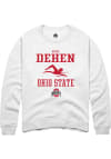 Main image for Reese Dehen  Rally Ohio State Buckeyes Mens White NIL Sport Icon Long Sleeve Crew Sweatshirt