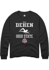 Main image for Reese Dehen  Rally Ohio State Buckeyes Mens Black NIL Sport Icon Long Sleeve Crew Sweatshirt