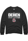 Main image for Reese Dehen  Rally Ohio State Buckeyes Mens Black NIL Stacked Box Long Sleeve Crew Sweatshirt