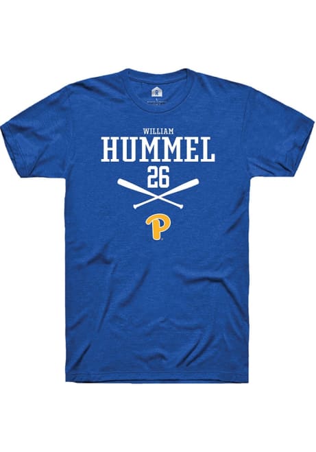 William Hummel Blue Pitt Panthers NIL Sport Icon Short Sleeve T Shirt