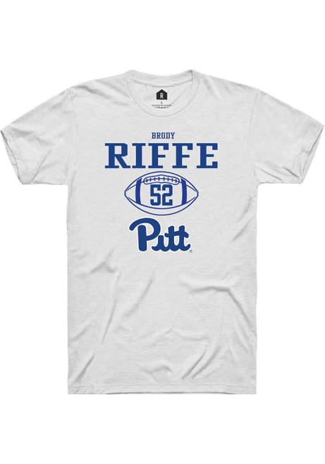 Brody Riffe White Pitt Panthers NIL Sport Icon Short Sleeve T Shirt