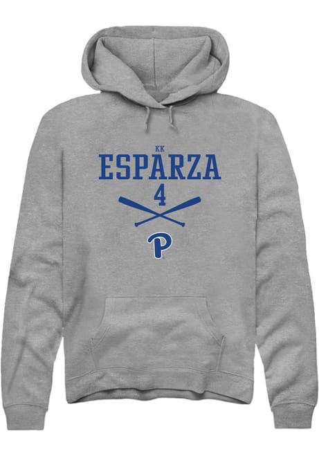 Kk Esparza Rally Mens Graphite Pitt Panthers NIL Sport Icon Hooded Sweatshirt