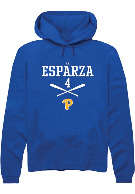 Kk Esparza Rally Mens Blue Pitt Panthers NIL Sport Icon Hooded Sweatshirt