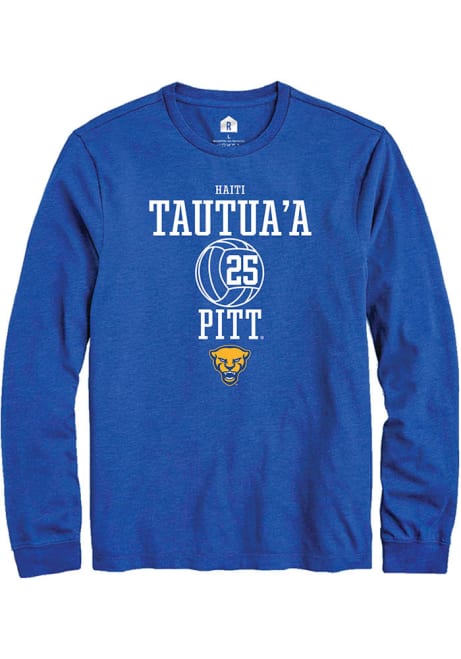 Haiti Tautua’a Rally Mens Blue Pitt Panthers NIL Sport Icon Tee