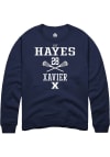 Main image for Lily Hayes  Rally Xavier Musketeers Mens Navy Blue NIL Sport Icon Long Sleeve Crew Sweatshirt