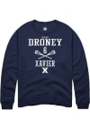 Main image for Megan Droney  Rally Xavier Musketeers Mens Navy Blue NIL Sport Icon Long Sleeve Crew Sweatshirt