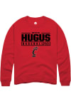 Main image for Griffin Hugus  Rally Cincinnati Bearcats Mens Red NIL Stacked Box Long Sleeve Crew Sweatshirt