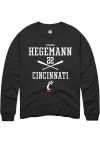 Main image for Joshua Hegemann  Rally Cincinnati Bearcats Mens Black NIL Sport Icon Long Sleeve Crew Sweatshirt