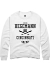 Main image for Joshua Hegemann  Rally Cincinnati Bearcats Mens White NIL Sport Icon Long Sleeve Crew Sweatshirt