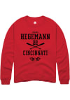 Main image for Joshua Hegemann Rally Mens Red Cincinnati Bearcats NIL Sport Icon Crew Sweatshirt