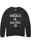 Main image for Berlynn Gonzalez  Rally Ohio State Buckeyes Mens Black NIL Sport Icon Long Sleeve Crew Sweatshir..