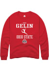 Main image for Danni Gelin  Rally Ohio State Buckeyes Mens Red NIL Sport Icon Long Sleeve Crew Sweatshirt