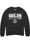 Main image for Danni Gelin  Rally Ohio State Buckeyes Mens Black NIL Stacked Box Long Sleeve Crew Sweatshirt