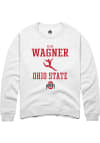 Main image for Ellie Wagner  Rally Ohio State Buckeyes Mens White NIL Sport Icon Long Sleeve Crew Sweatshirt