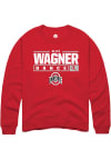 Main image for Ellie Wagner  Rally Ohio State Buckeyes Mens Red NIL Stacked Box Long Sleeve Crew Sweatshirt