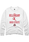 Main image for Emma Hellenkamp  Rally Ohio State Buckeyes Mens White NIL Sport Icon Long Sleeve Crew Sweatshirt