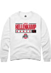 Main image for Emma Hellenkamp  Rally Ohio State Buckeyes Mens White NIL Stacked Box Long Sleeve Crew Sweatshir..