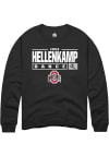 Main image for Emma Hellenkamp  Rally Ohio State Buckeyes Mens Black NIL Stacked Box Long Sleeve Crew Sweatshir..