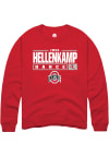 Main image for Emma Hellenkamp  Rally Ohio State Buckeyes Mens Red NIL Stacked Box Long Sleeve Crew Sweatshirt