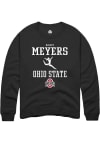 Main image for Hailey Meyers  Rally Ohio State Buckeyes Mens Black NIL Sport Icon Long Sleeve Crew Sweatshirt