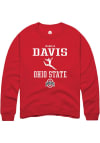 Main image for Isabelle Davis  Rally Ohio State Buckeyes Mens Red NIL Sport Icon Long Sleeve Crew Sweatshirt