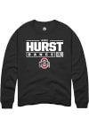 Main image for Kara Hurst Rally Mens Black Ohio State Buckeyes NIL Stacked Box Crew Sweatshirt