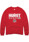 Main image for Kara Hurst Rally Mens Red Ohio State Buckeyes NIL Stacked Box Crew Sweatshirt