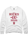 Main image for Garrett Hicks Rally Mens White Indiana Hoosiers NIL Sport Icon Crew Sweatshirt