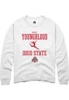 Main image for Molly Youngblood  Rally Ohio State Buckeyes Mens White NIL Sport Icon Long Sleeve Crew Sweatshir..