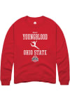 Main image for Molly Youngblood  Rally Ohio State Buckeyes Mens Red NIL Sport Icon Long Sleeve Crew Sweatshirt