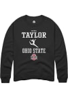 Main image for Olivia Taylor  Rally Ohio State Buckeyes Mens Black NIL Sport Icon Long Sleeve Crew Sweatshirt