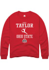 Main image for Olivia Taylor  Rally Ohio State Buckeyes Mens Red NIL Sport Icon Long Sleeve Crew Sweatshirt