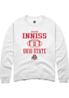 Main image for Brandon Inniss  Rally Ohio State Buckeyes Mens White NIL Sport Icon Long Sleeve Crew Sweatshirt