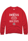 Main image for Brandon Inniss  Rally Ohio State Buckeyes Mens Red NIL Sport Icon Long Sleeve Crew Sweatshirt