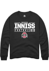 Main image for Brandon Inniss  Rally Ohio State Buckeyes Mens Black NIL Stacked Box Long Sleeve Crew Sweatshirt