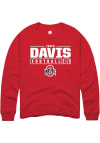 Main image for Caden Davis  Rally Ohio State Buckeyes Mens Red NIL Stacked Box Long Sleeve Crew Sweatshirt