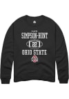 Main image for Calvin Simpson-Hunt  Rally Ohio State Buckeyes Mens Black NIL Sport Icon Long Sleeve Crew Sweats..