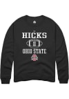 Main image for CJ Hicks  Rally Ohio State Buckeyes Mens Black NIL Sport Icon Long Sleeve Crew Sweatshirt